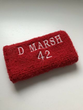 Donyell Marshall Game Worn Wristband Armband Sweatband - Toronto Raptors