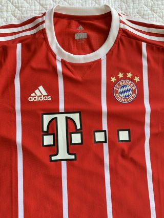 Adidas FC Bayern Munchen Munich Home Jersey Adult Size XL Red 2017 - 2018 2