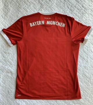 Adidas FC Bayern Munchen Munich Home Jersey Adult Size XL Red 2017 - 2018 5