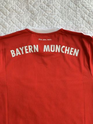 Adidas FC Bayern Munchen Munich Home Jersey Adult Size XL Red 2017 - 2018 6