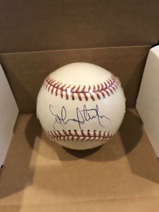 John Sterling Yankees Announcer Signed Auto Official Mlb Baseball Autographed
