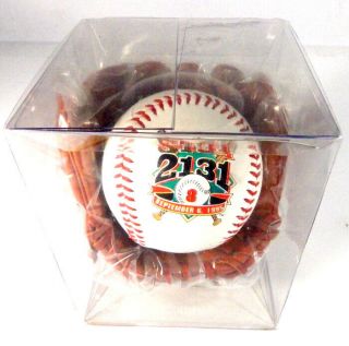 1995 Cal Ripken Jr.  " 2131 " Consecutive Games Commemorative Baseball,  Mini Glove