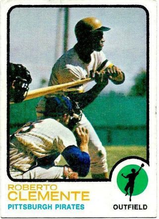 1973 Topps Last Card Roberto Clemente Ex - Mt 50 Pirates Pittsburg