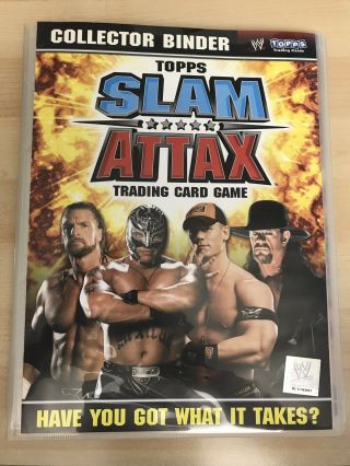 Wwe Topps Slam Attax 2008 Complete Set In Album