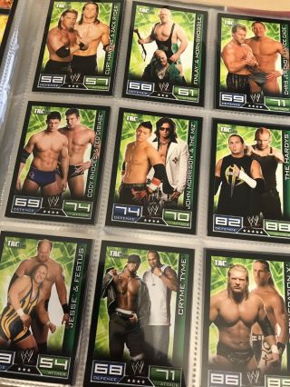 WWE Topps Slam Attax 2008 Complete Set In Album 4