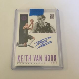 2018 - 19 Encased Keith Van Horn Scripted Signatures Auto /15