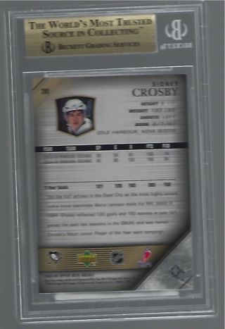 2005 - 06 Upper Deck Series One Sidney Crosby Young Gun Rookies BGS 9.  5 2
