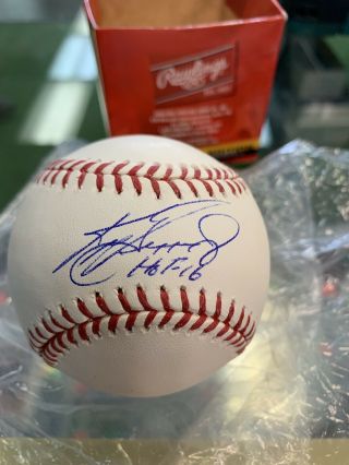 2019 Tristar Best Of All Time Ken Griffey Jr.  Autographed Baseball Inscribed Hof