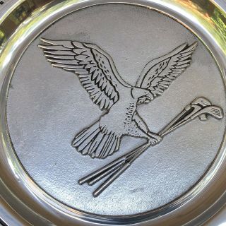 1982 U.  S.  Open Golf Championship At Pebble Beach 11” Pewter Plate by Wilton 2