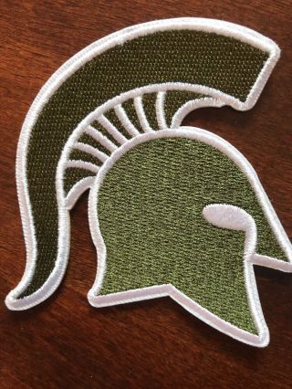 Msu Michigan State Spartans Embroidered Iron On Patch Vintage 3 "