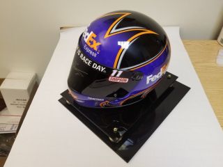 Nascar Denny Hamlin 11 Autographed Simpson Helmet - Full Size With Case