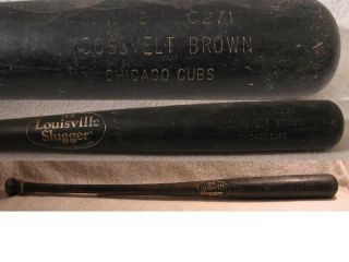 Game Bat/roosevelt Brown/chicago Cubs