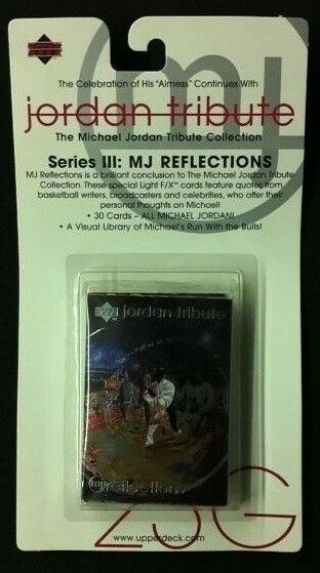 Michael Jordan 1998 Upper Deck Tribute Iii: Mj Reflections 30 - Card Factory Set