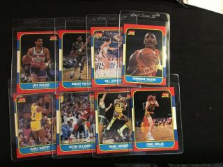 1986 - 87 Fleer Basketball Complete Set 1 - 132 (No Stickers) 7
