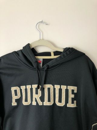 Mens Nike Purdue University Boilermakers Long Sleeve Hoodie Sweatshirt - Large 3
