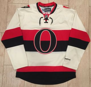 Ottawa Senators Heritage Classic Hockey Jersey Reebok Barberpole M / Medium