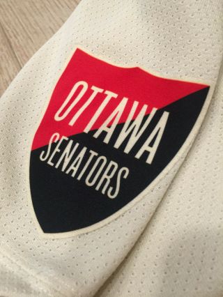 Ottawa Senators Heritage Classic Hockey Jersey Reebok Barberpole M / Medium 4