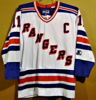 York Rangers Mark Messier Nhl Jersey (size Medium)