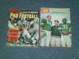 Two Football Magazines From The 1950 