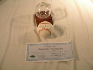 Mlb Rollie Fingers Hand Signed Autograph Baseball With