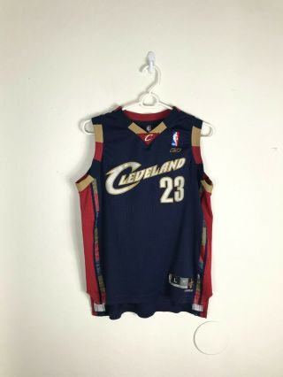 Youth Large Nba Lebron James 23 Cleveland Cavaliers Vintage Basketball Jersey