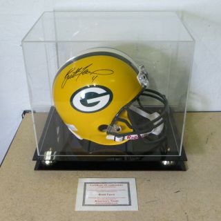 Brett Favre Nfl Green Bay Packers Signed Autographed Fs Full Size Helmet W/coa