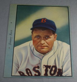 1937 - 1938 Dixie Lid Baseball Premium Jimmie Jimmy Foxx Red Sox Baseball