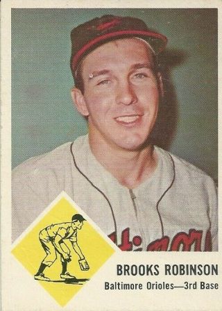 1963 Fleer Brooks Robinson Baltimore Orioles Baseball Card 4