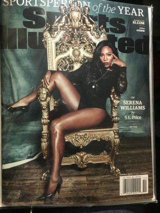Serena Williams Sports Illustrated Soy December 21,  2015 No Label