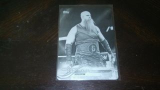2018 Topps Wwe Then Now Forever Black Printing Plate 1/1 Rowan 165
