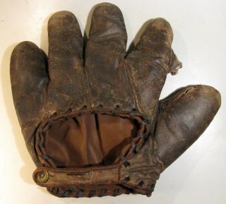 1915 Spalding " King Patent " Model Bb1 Baseball Glove