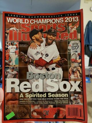 Sports Illustrated 2013 World Series Champions Boston Red Sox