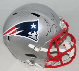 Sony Michel Signed Autographed England Patriots Full Size Speed Helmet Jsa
