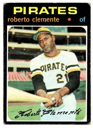1971 Topps Roberto Clemente 630 Pittsburgh Pirates