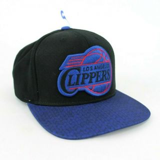 Los Angeles Clippers La Nba Snapback Wool Hat Cap Black Blue 119208