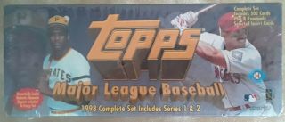 1998 Topps Factory Baseball Complete Set 510 Cards