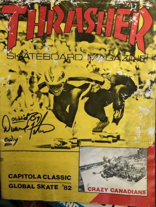 Duane Peters Punk Rock Skate Thrasher Mag 1982 John Hutson Cover