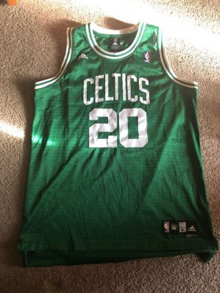 Adidas Authentic Nba Boston Celtics 20 Ray Allen Men’s Basketball Jersey Xl