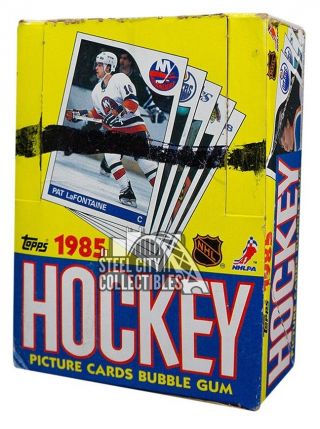 1985 - 86 Topps Hockey Box