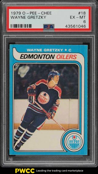 1979 O - Pee - Chee Hockey Wayne Gretzky Rookie Rc 18 Psa 6 Exmt (pwcc)