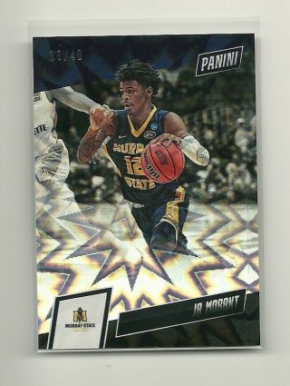 2019 Panini National Silver Pack Ja Morant Sp Rc Explosion Parallel D 39/40