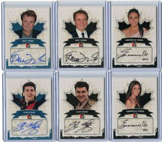 2011 In The Game Canadiana Autographs Aec1 Emmanuelle Chriqui