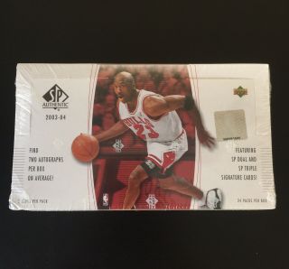 2003 - 04 Sp Authentic Basketball Hobby Box Factory Lebron James Rc Auto?