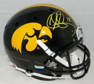 Chad Greenway Autographed Signed Iowa Hawkeyes Full Size Helmet