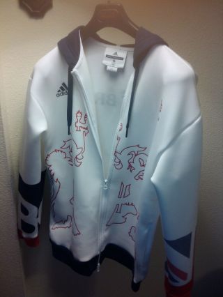 Team Gb White Olympic Jacket Mens L