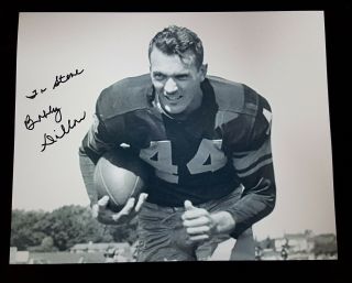 Bobby Dillon Green Bay Packers Autographed Signed 8x10 Photo,  To Steve