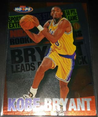 Kobe Bryant 1997 - 98 Hoops Rookie Headliners Insert Card (no.  3)