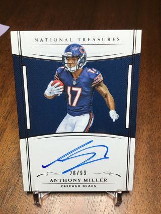 2018 National Treasures Anthony Miller Rc Auto /99