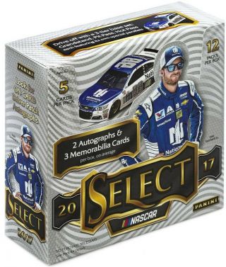 Kyle Busch 2017 Select Racing Case Break Spot Full Case 12 Boxes