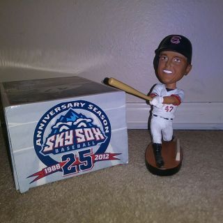 Jim Thome Bobblehead Cleveland Indians Colorado Springs Skysox Sga Hall Of Fame